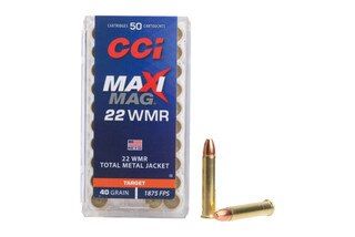 CCI MAXI Mag 22 Magnum ammunition, 50 rounds.